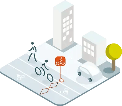 Easy ZELT es el mejor contador para realizar estudios de recuento de bicicletas a corto plazo.