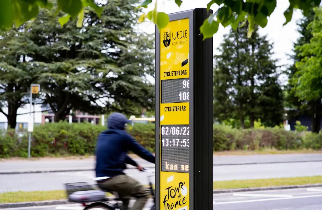 Comuníquese con su comunidad ciclista con la pantalla Eco-DISPLAY clásico+.