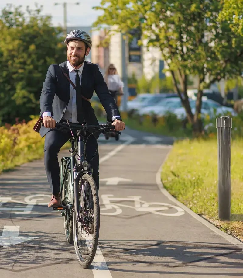 El Urban MULTI Evo cuenta el número de peatones, ciclistas y scooters que cruzan el mismo carril.